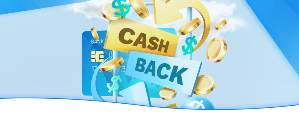 Cashback is a return to your card.